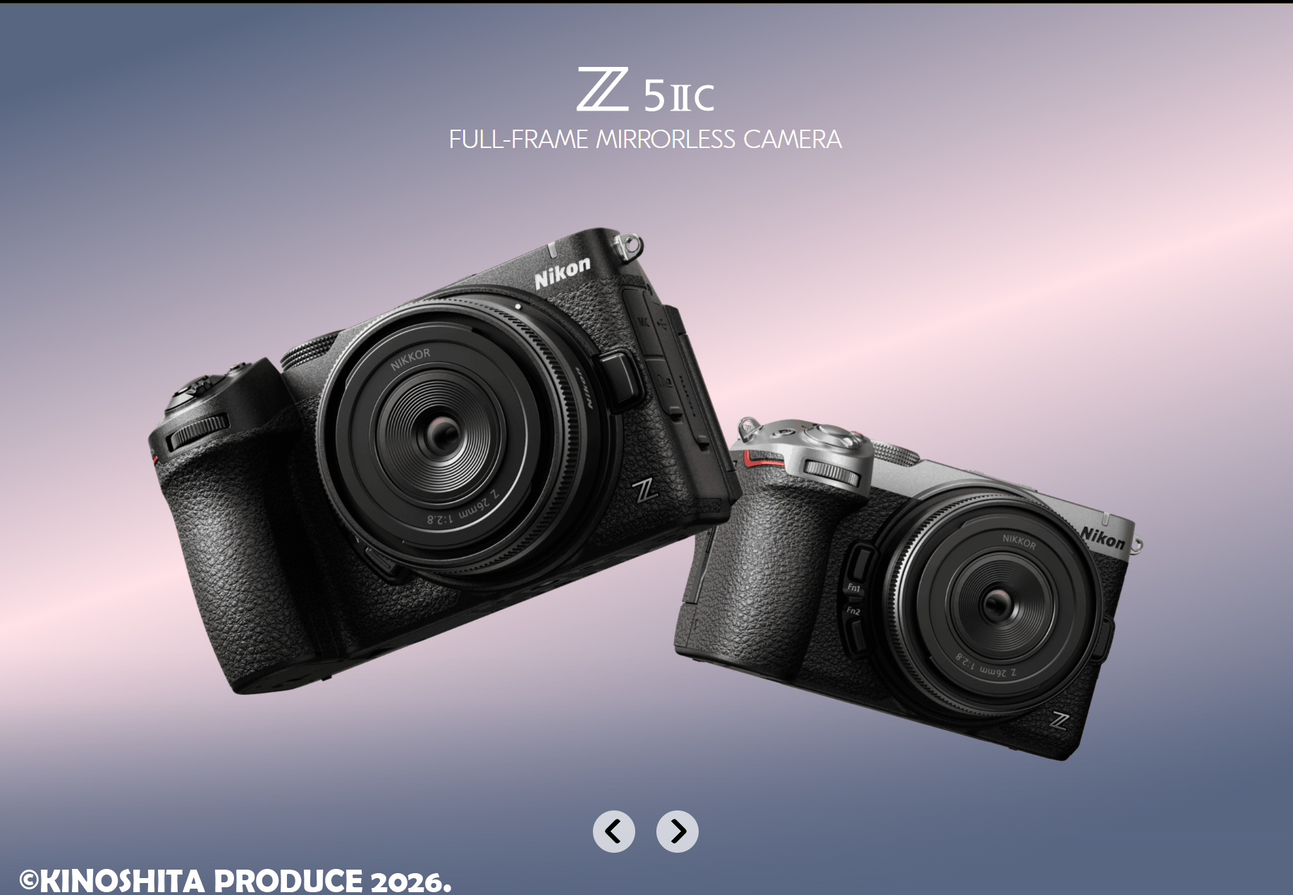写真】NIKONから待望の！？カメラ「Z5ⅡC」が発表されたが最近のカメラ
